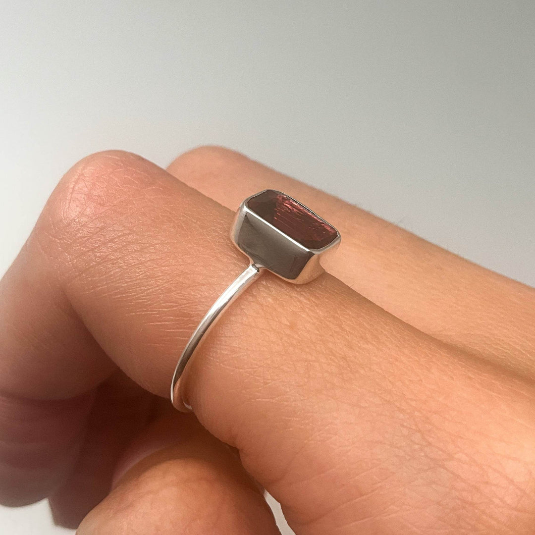 Pink Tourmaline Ring-Rocks and Gems Canada