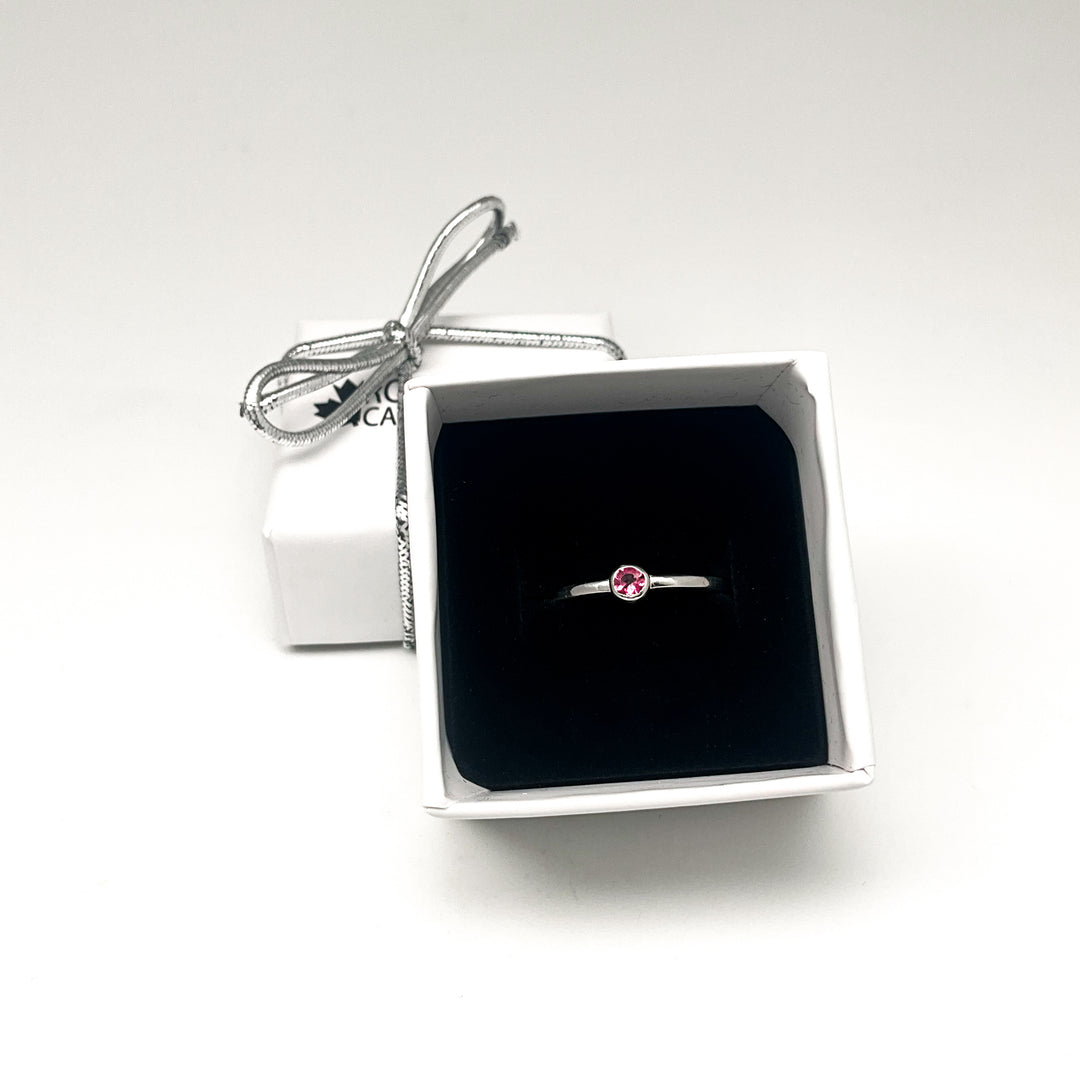Pink Tourmaline Ring-Rocks and Gems Canada