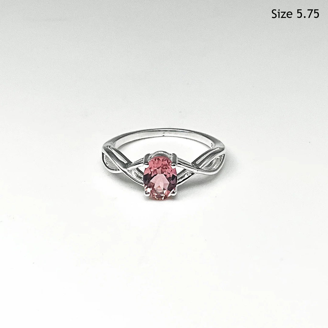 Pink Tourmaline Ring-Rocks and Gems Canada