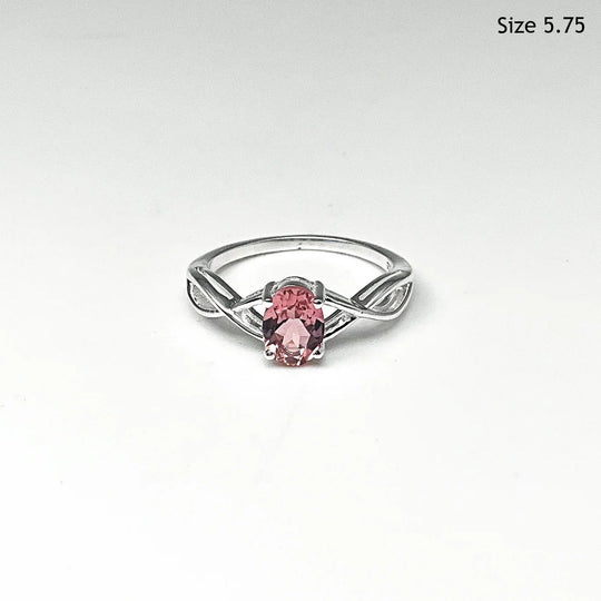 Pink Tourmaline Ring-Rocks and Gems Canada