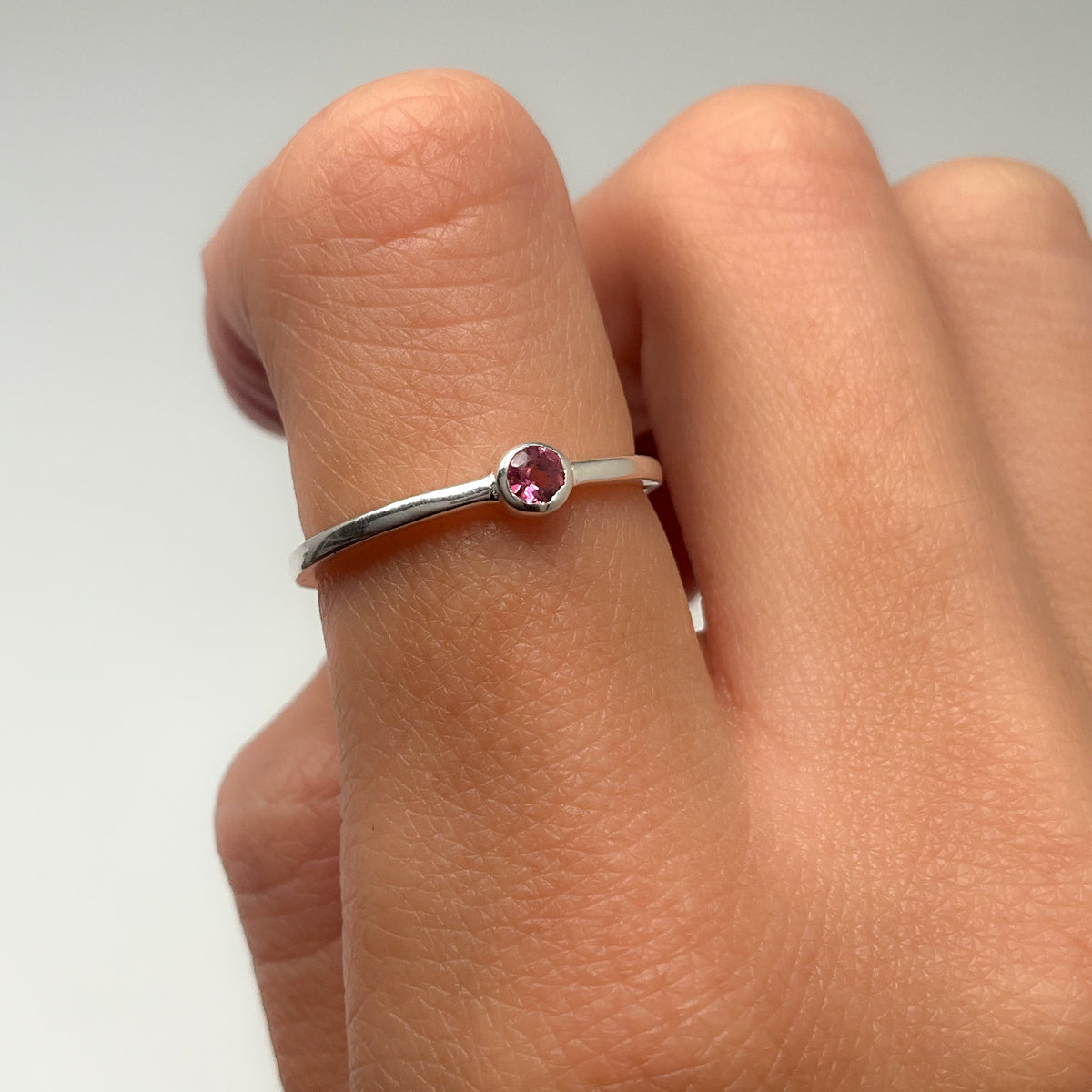 Pink Tourmaline Ring-Rocks and Gems Canada