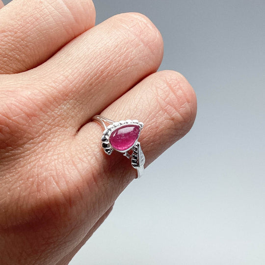 Pink Tourmaline Ring-Rocks and Gems Canada