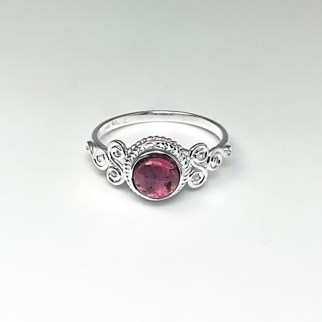 Pink Tourmaline Ring-Rocks and Gems Canada