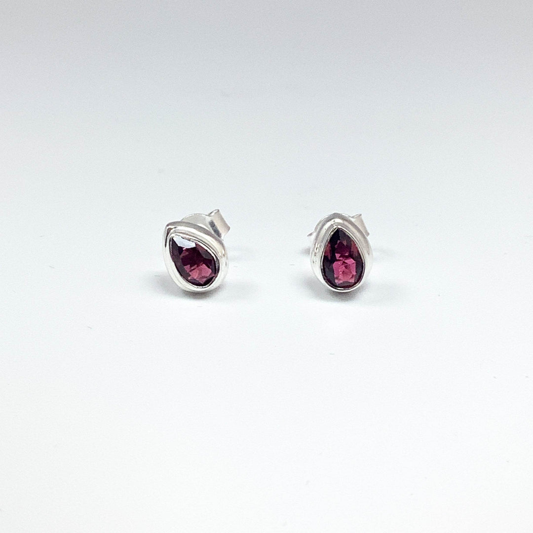 Pink Tourmaline Stud Earrings-Rocks and Gems Canada