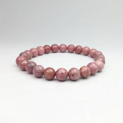 Pink Rhodonite Beaded Bracelet – Rocks and Gems Canada