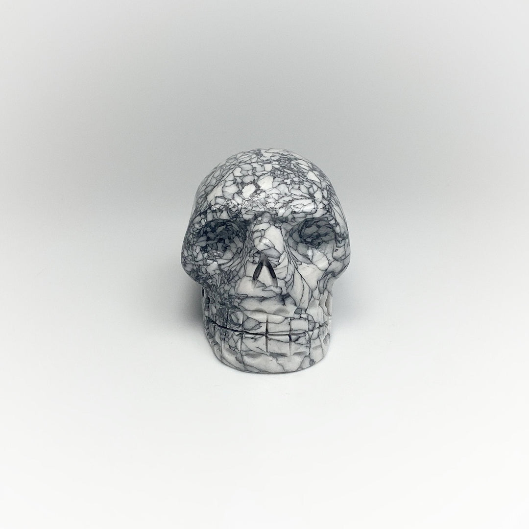Pinolite Skull Carving - Rocks and Gems Canada