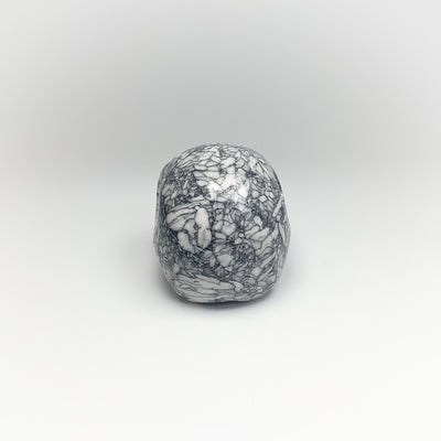 Pinolite Skull Carving