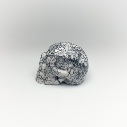 Pinolite Skull Carving - Rocks and Gems Canada