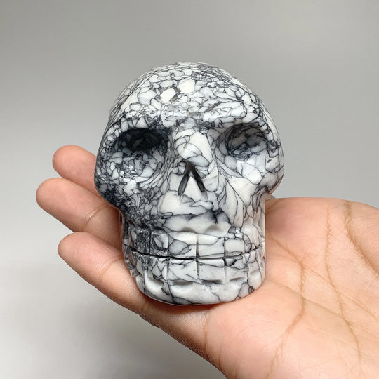 Pinolite Skull Carving - Rocks and Gems Canada