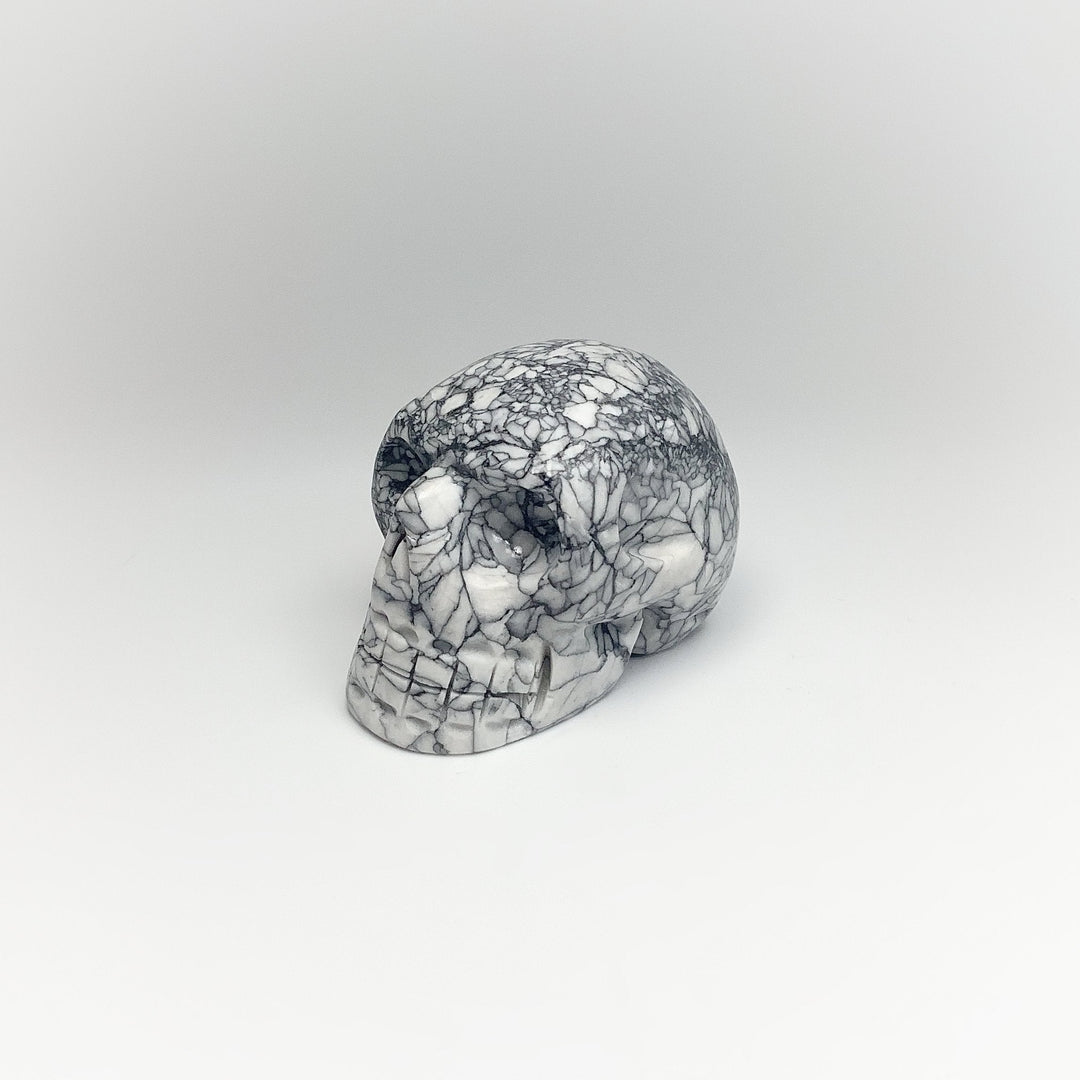 Pinolite Skull Carving - Rocks and Gems Canada