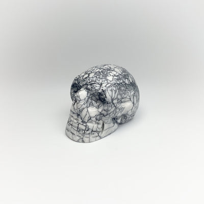 Pinolite Skull Carving