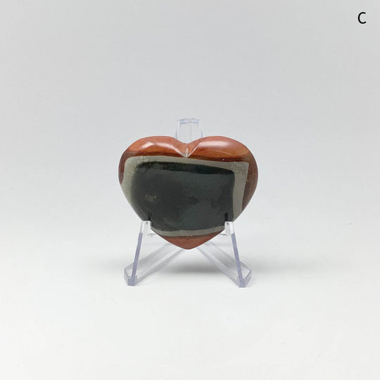 Polychrome Jasper Heart-Rocks and Gems Canada