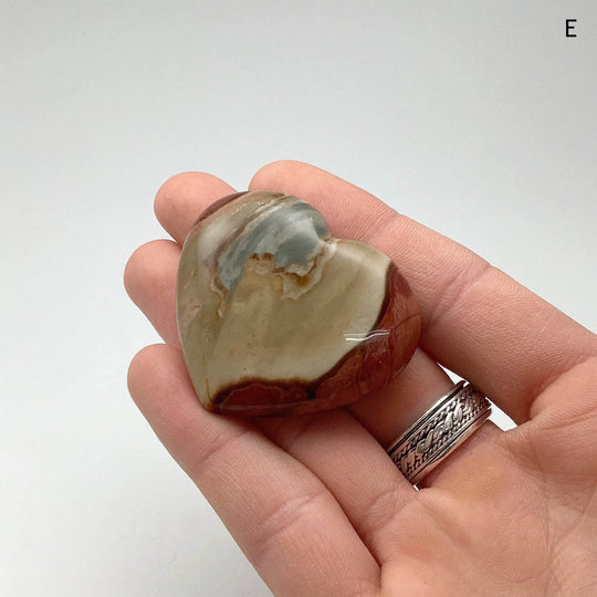 Polychrome Jasper Heart-Rocks and Gems Canada