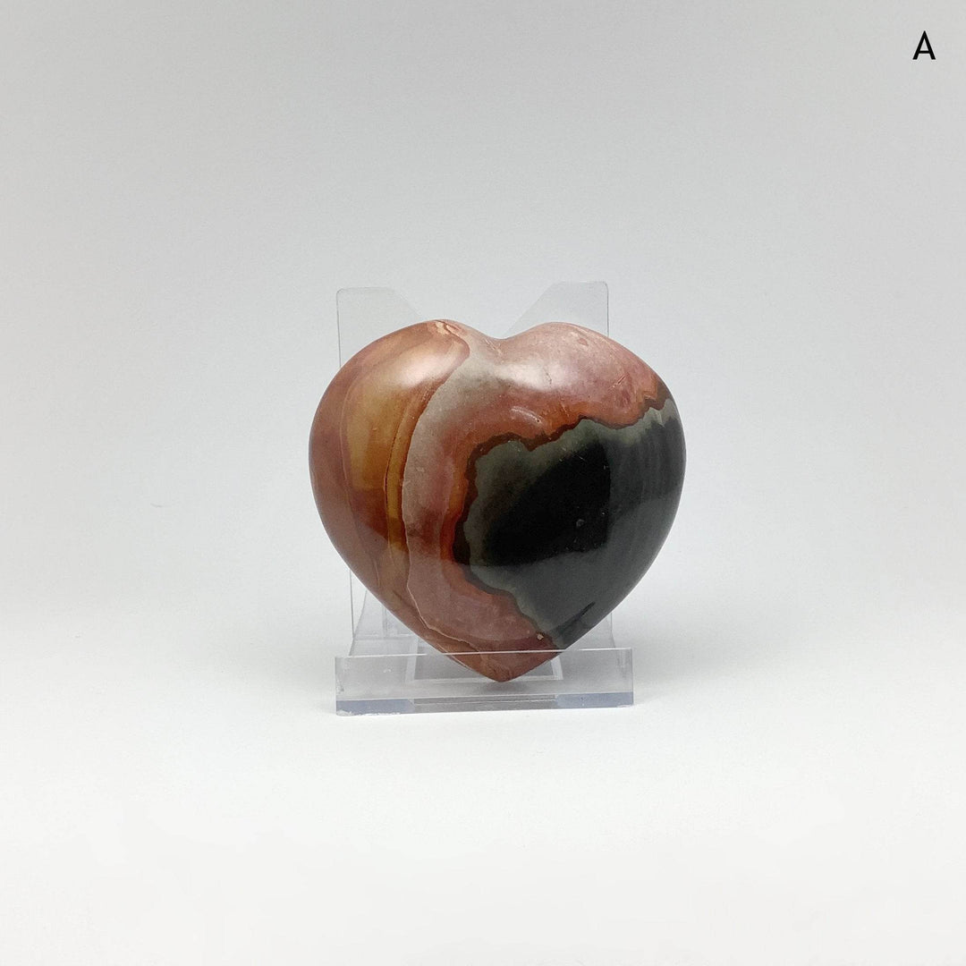 Polychrome Jasper Heart-Rocks and Gems Canada