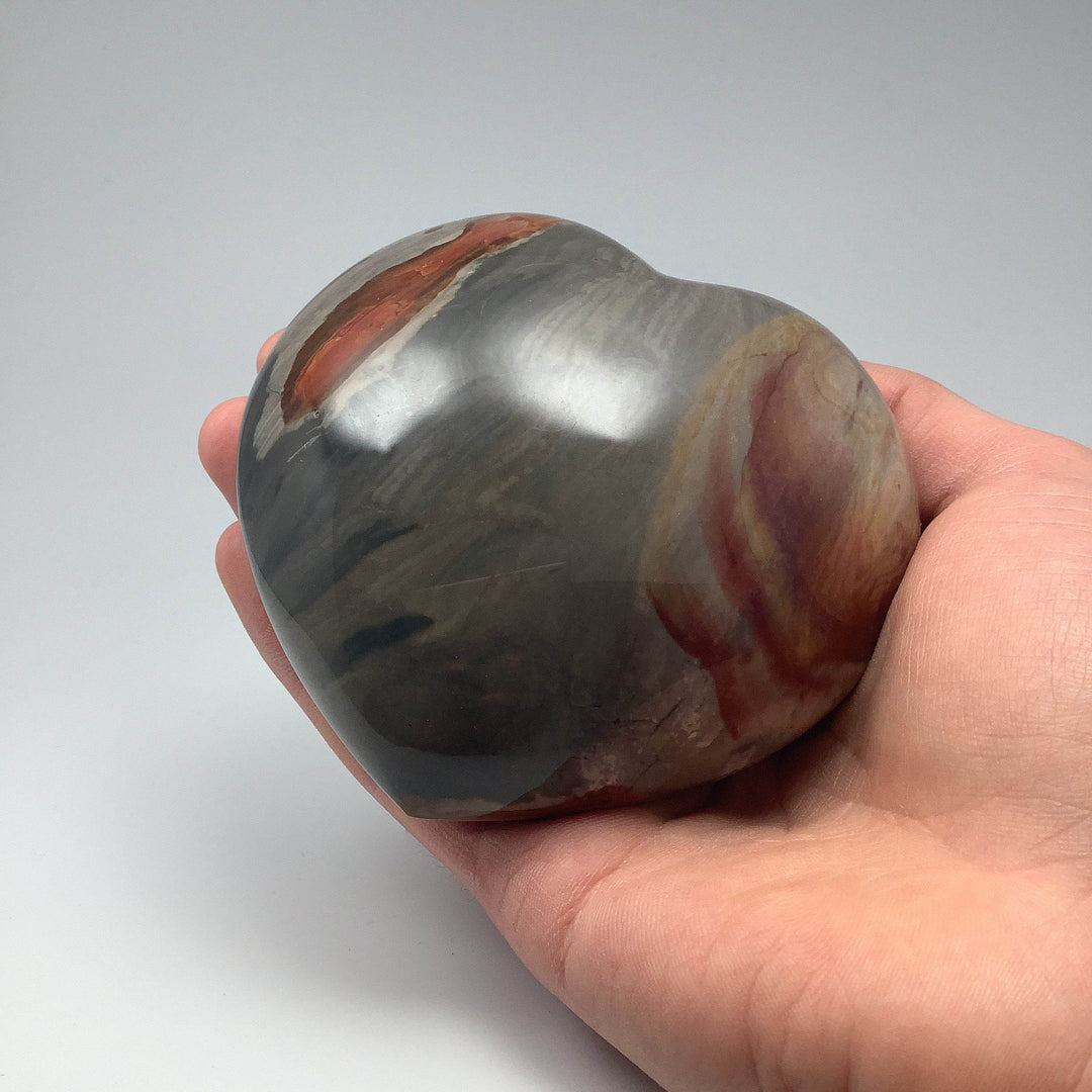 Polychrome Jasper Heart-Rocks and Gems Canada