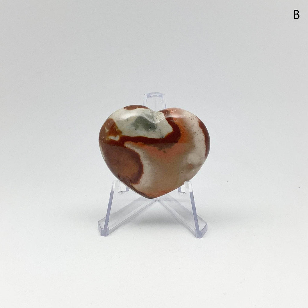 Polychrome Jasper Heart-Rocks and Gems Canada