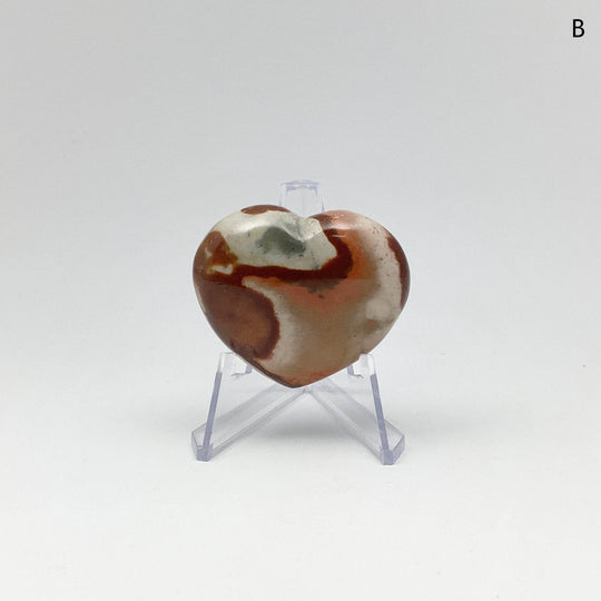 Polychrome Jasper Heart-Rocks and Gems Canada