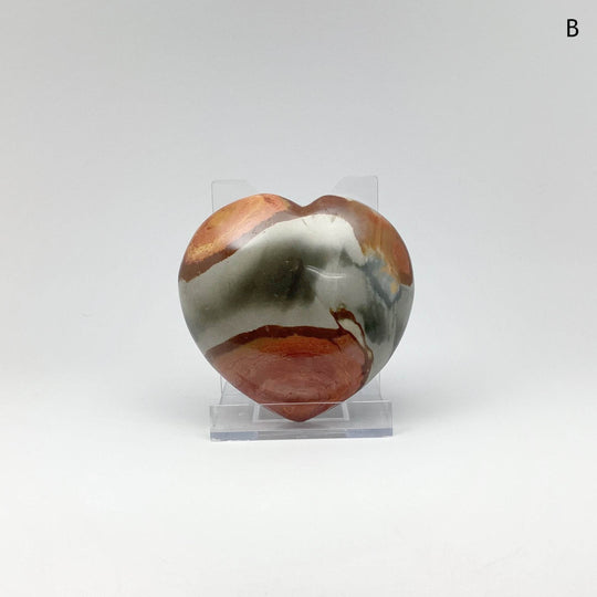 Polychrome Jasper Heart-Rocks and Gems Canada