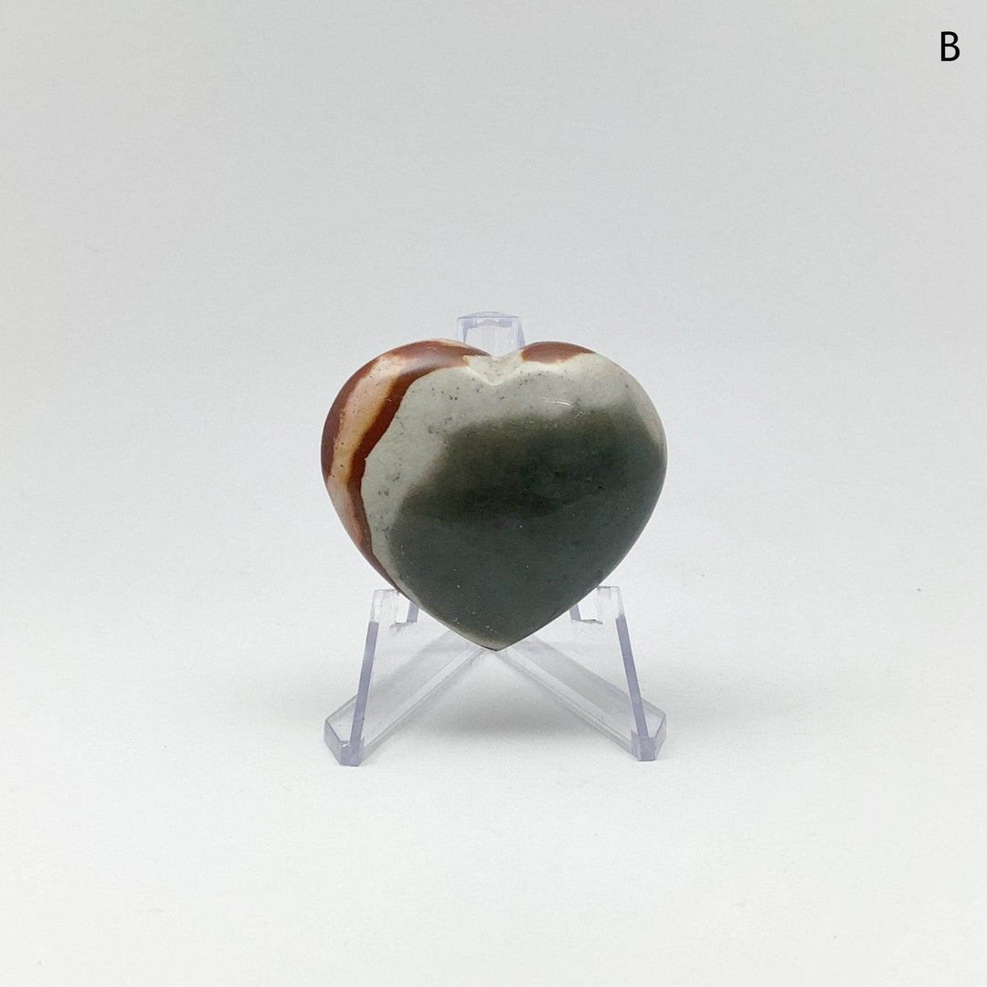 Polychrome Jasper Heart-Rocks and Gems Canada