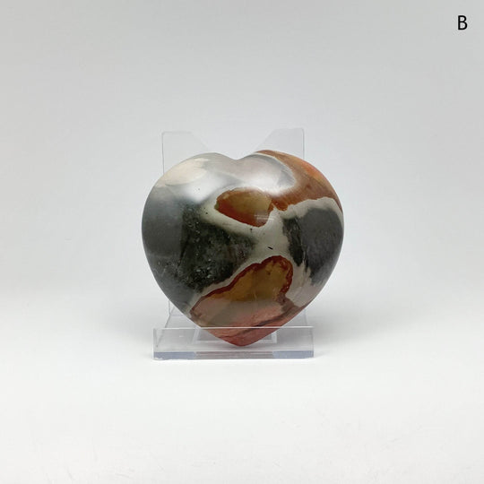 Polychrome Jasper Heart-Rocks and Gems Canada