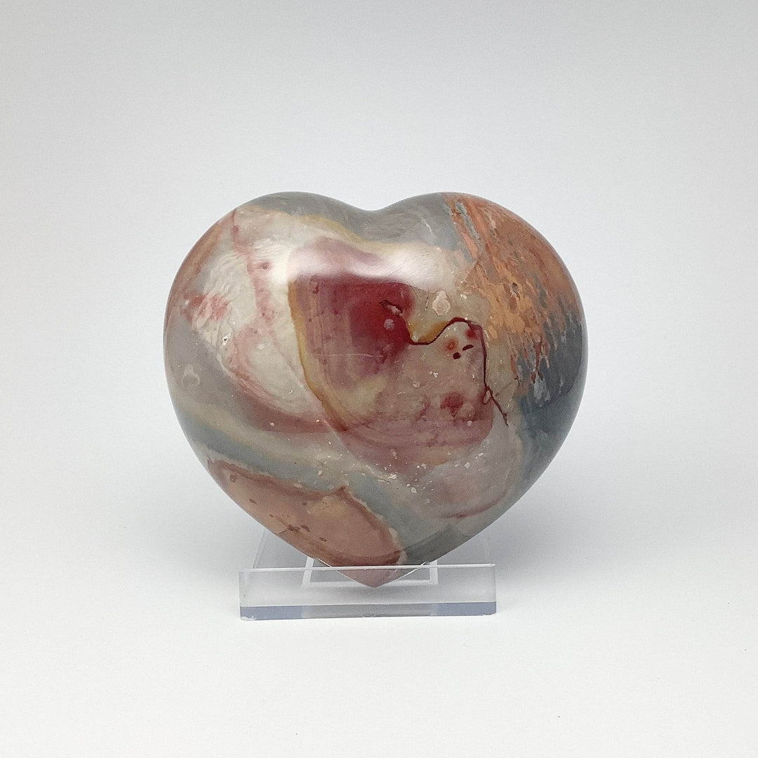 Polychrome Jasper Heart-Rocks and Gems Canada
