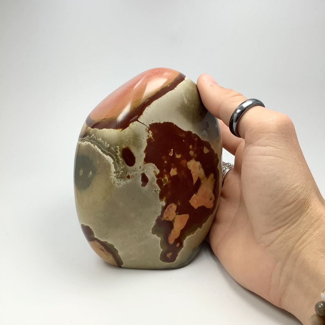 Polychrome Jasper Freeform Stand Up - Rocks and Gems Canada