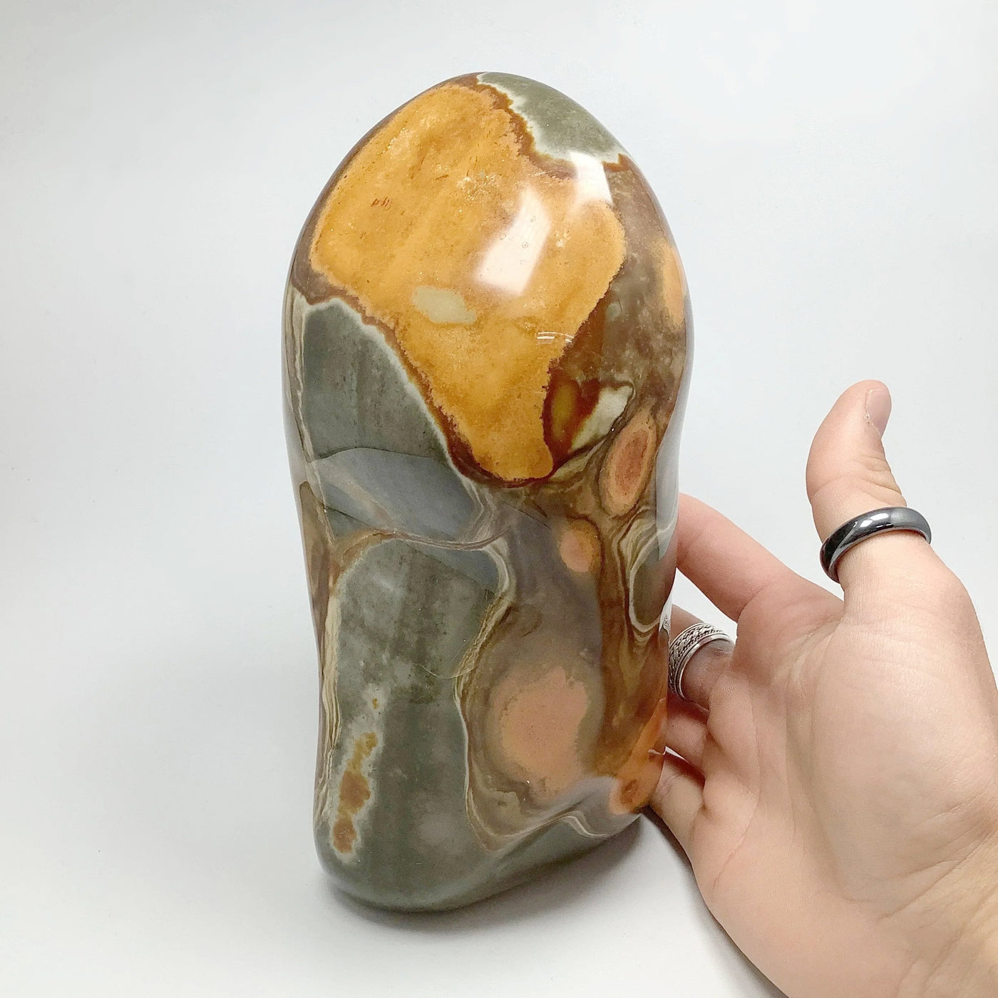 Polychrome Jasper Freeform Stand Up