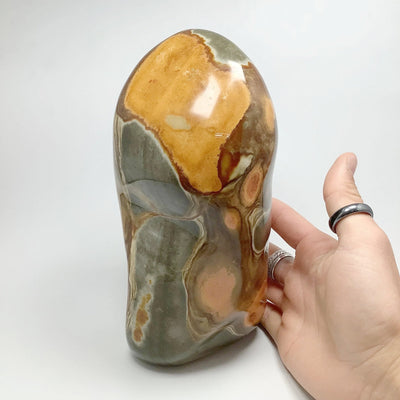 Polychrome Jasper Freeform Stand Up