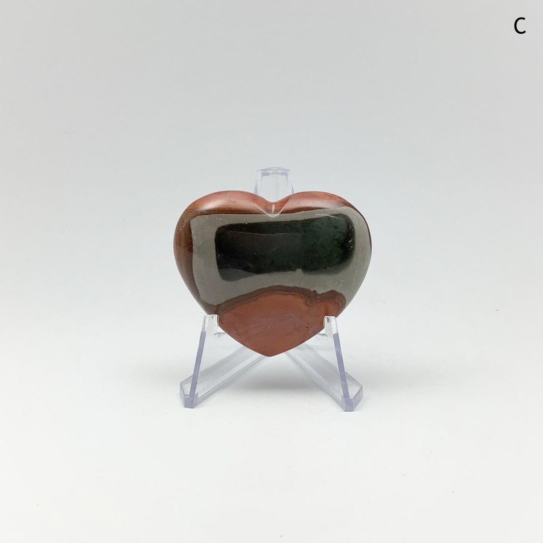 Polychrome Jasper Heart - Rocks and Gems Canada