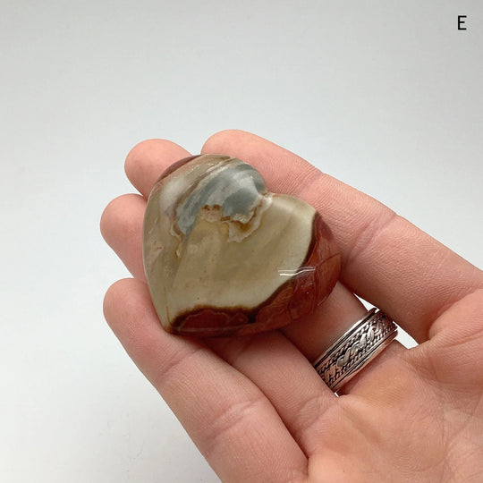 Polychrome Jasper Heart - Rocks and Gems Canada