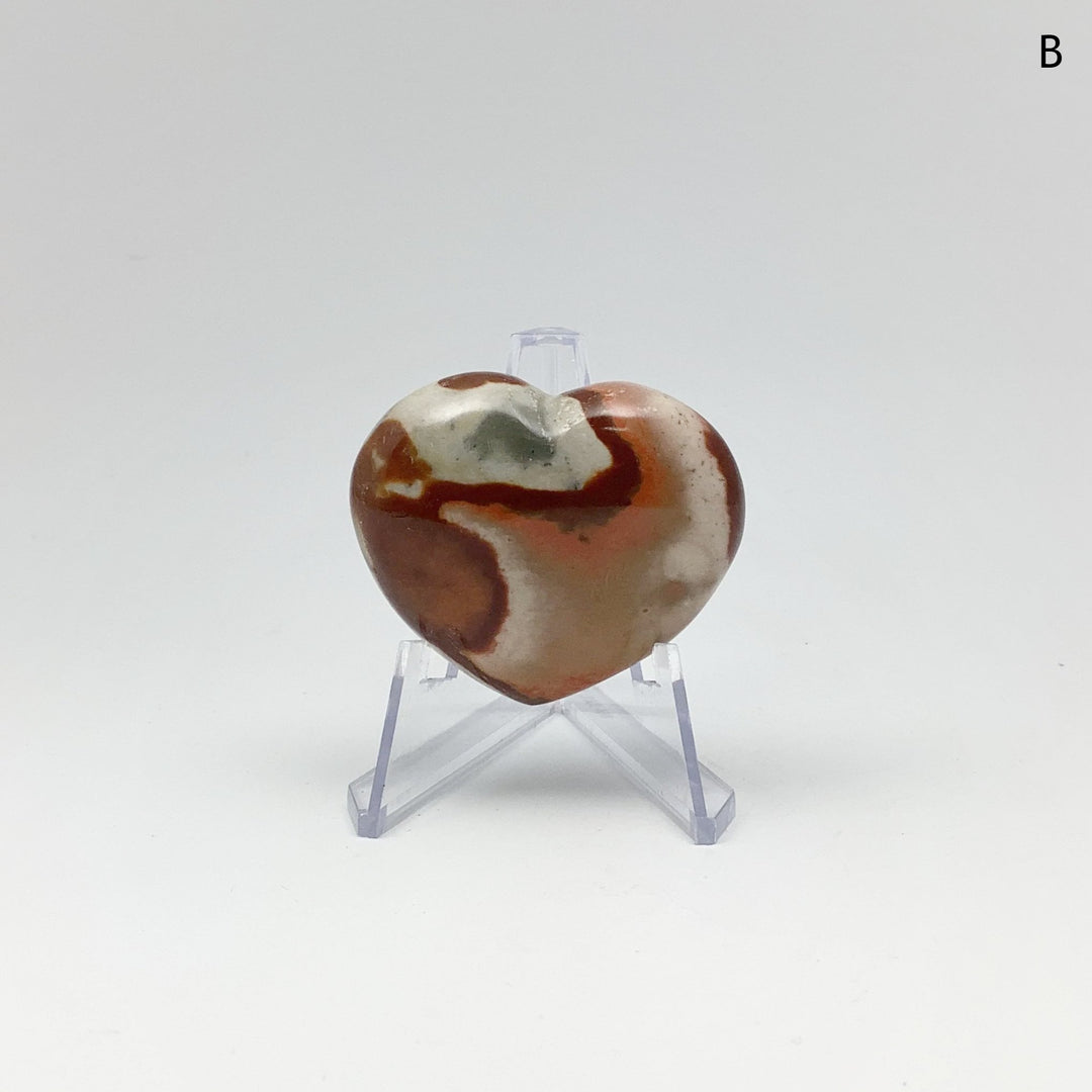 Polychrome Jasper Heart - Rocks and Gems Canada