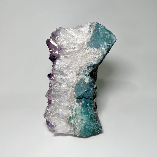 Rainbow Amethyst Druze Cluster Stand Up-Rocks and Gems Canada