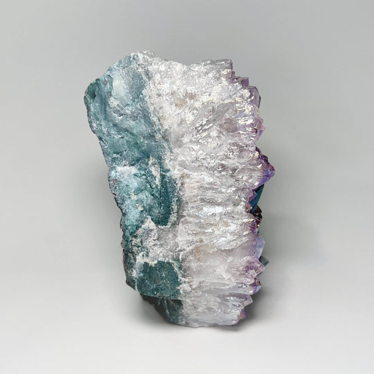 Rainbow Amethyst Druze Cluster Stand Up-Rocks and Gems Canada