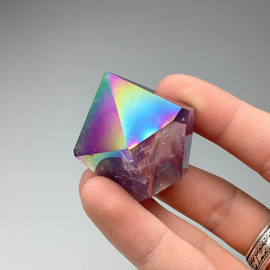 Rainbow Amethyst Point - Rocks and Gems Canada