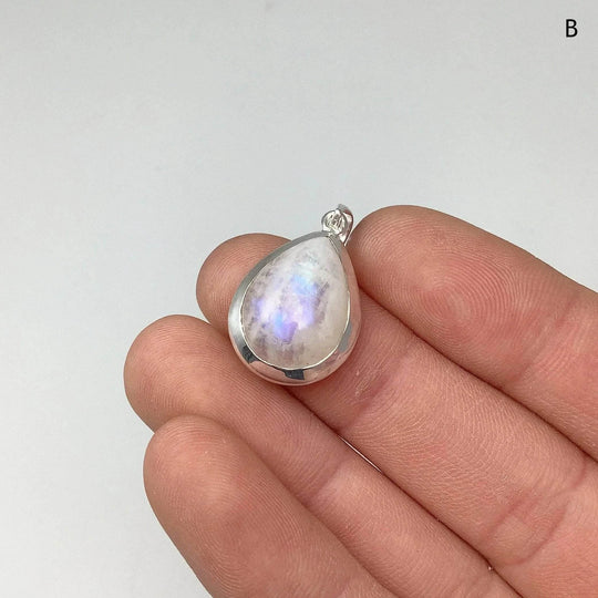 Rainbow Moonstone Pendant - Rocks and Gems Canada