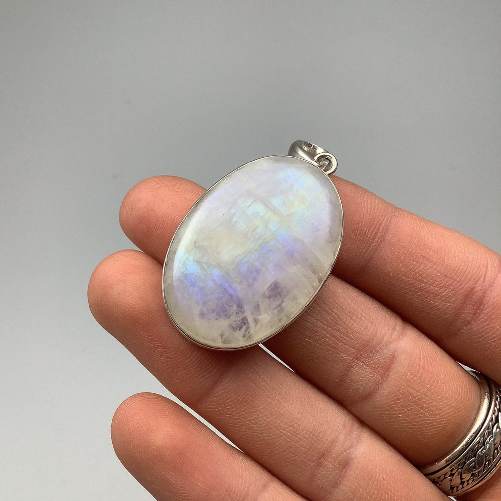 Rainbow Moonstone Pendant - Rocks and Gems Canada