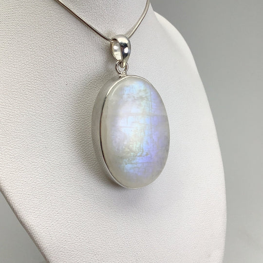 Rainbow Moonstone Pendant - Rocks and Gems Canada