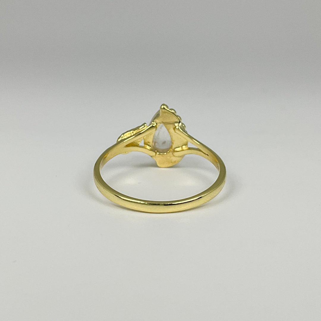 Rainbow Moonstone Ring - Rocks and Gems Canada