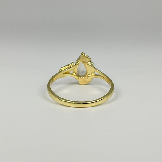 Rainbow Moonstone Ring - Rocks and Gems Canada