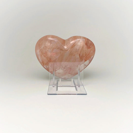 Red Hematoid Quartz Heart - Rocks and Gems Canada