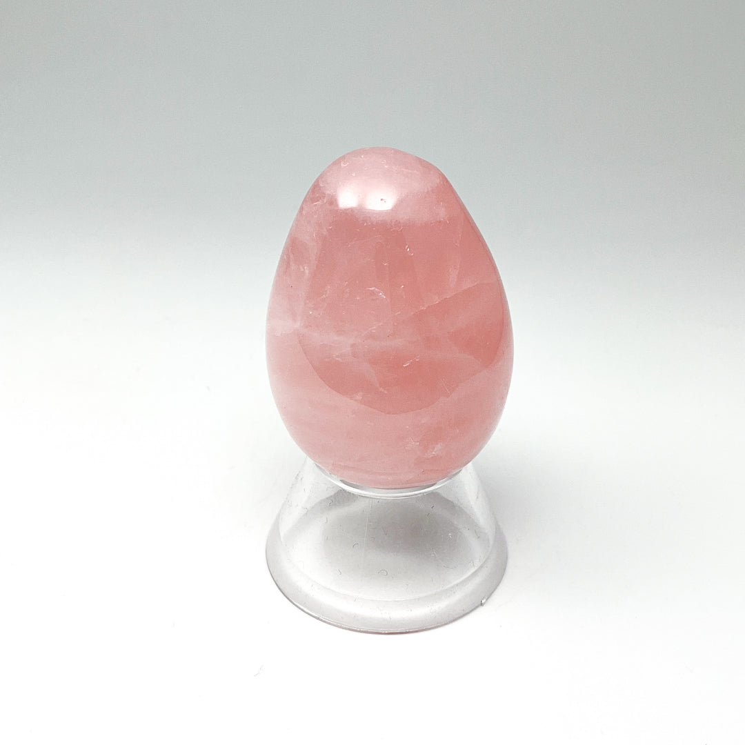 Rose Quartz Egg-Rocks and Gems Canada