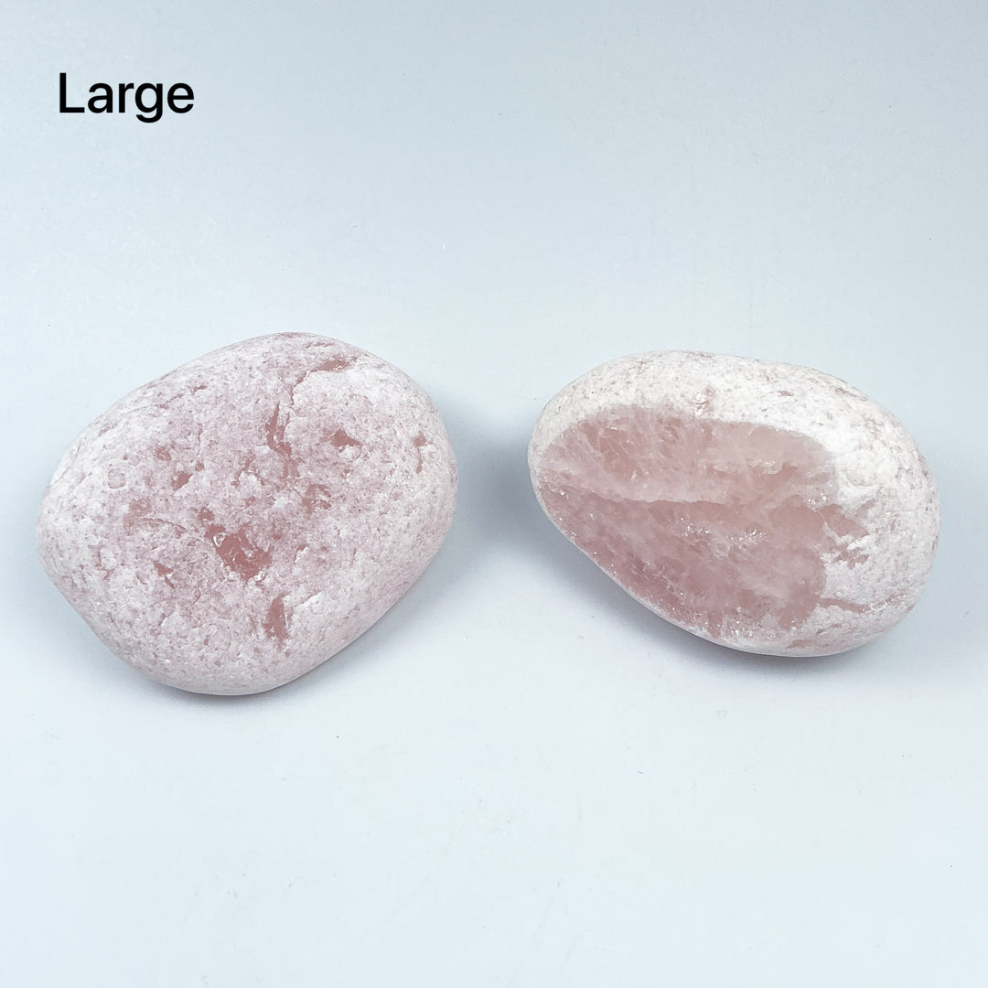 Rose Quartz Ema Egg-Rocks and Gems Canada
