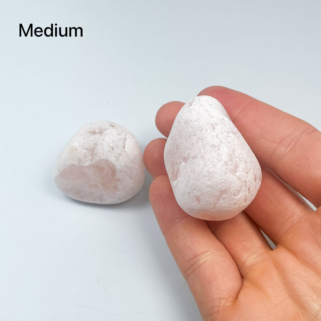 Rose Quartz Ema Egg-Rocks and Gems Canada