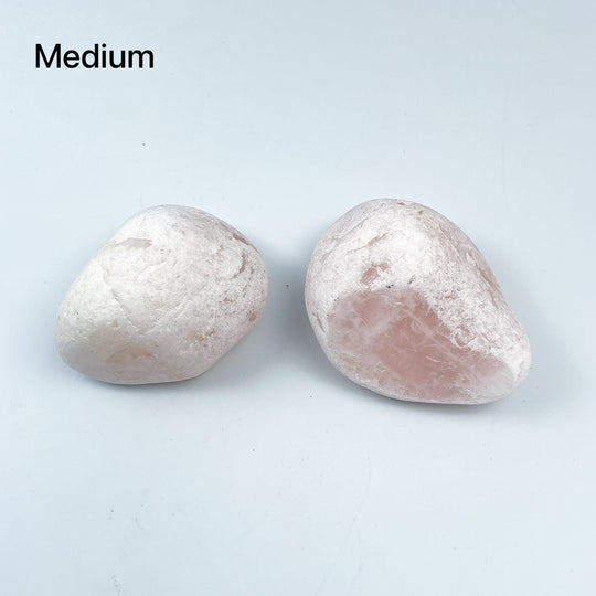 Rose Quartz Ema Egg-Rocks and Gems Canada