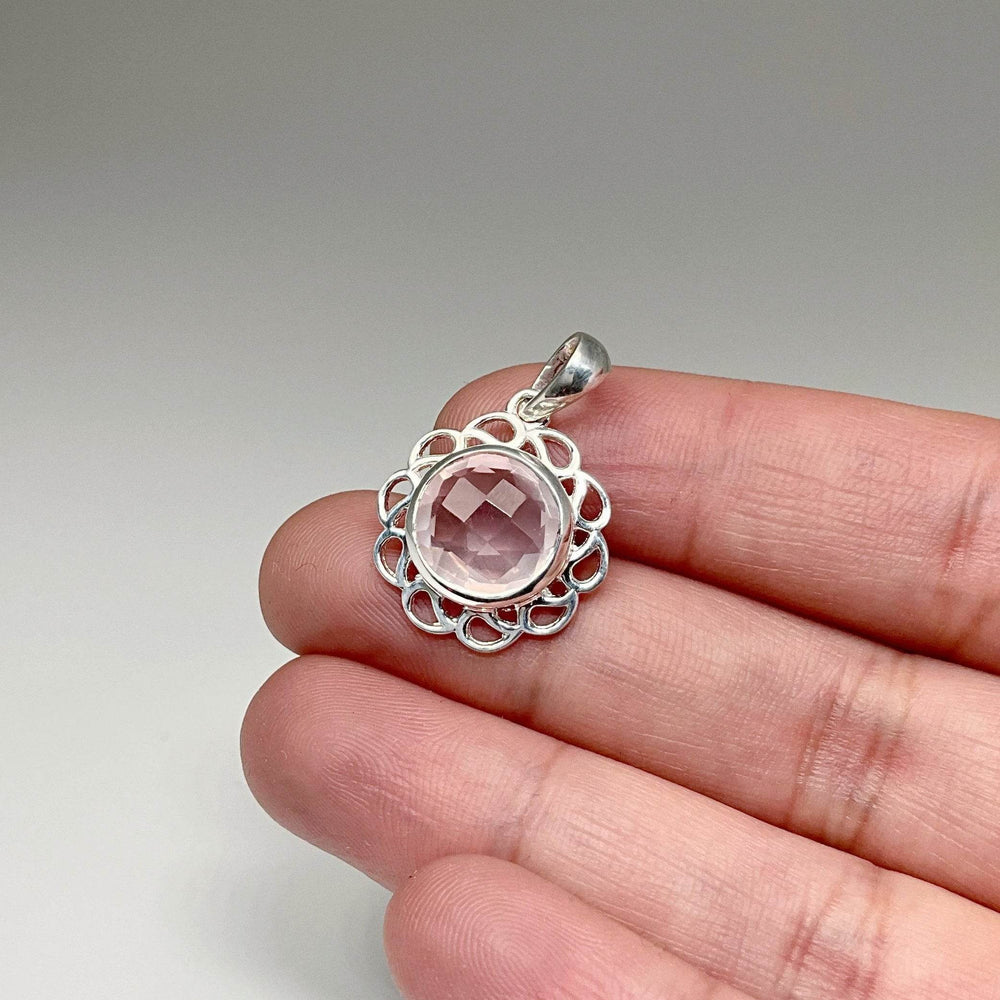 Rose Quartz Pendant-Rocks and Gems Canada