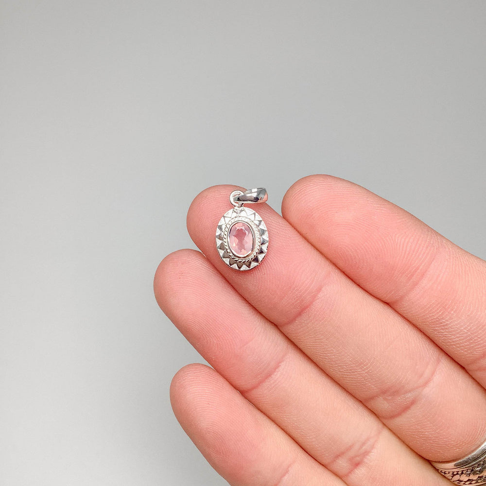 Rose Quartz Pendant-Rocks and Gems Canada