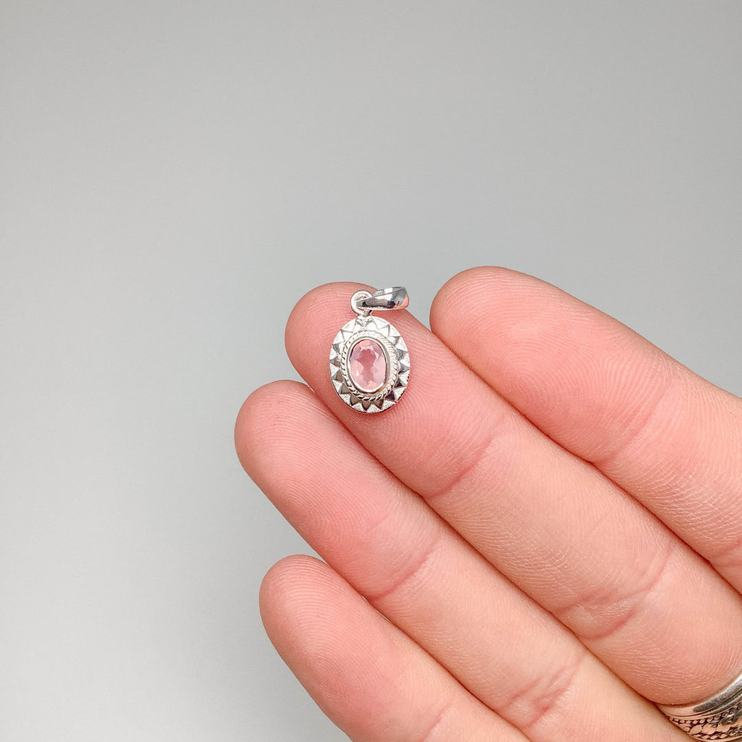 Rose Quartz Pendant-Rocks and Gems Canada