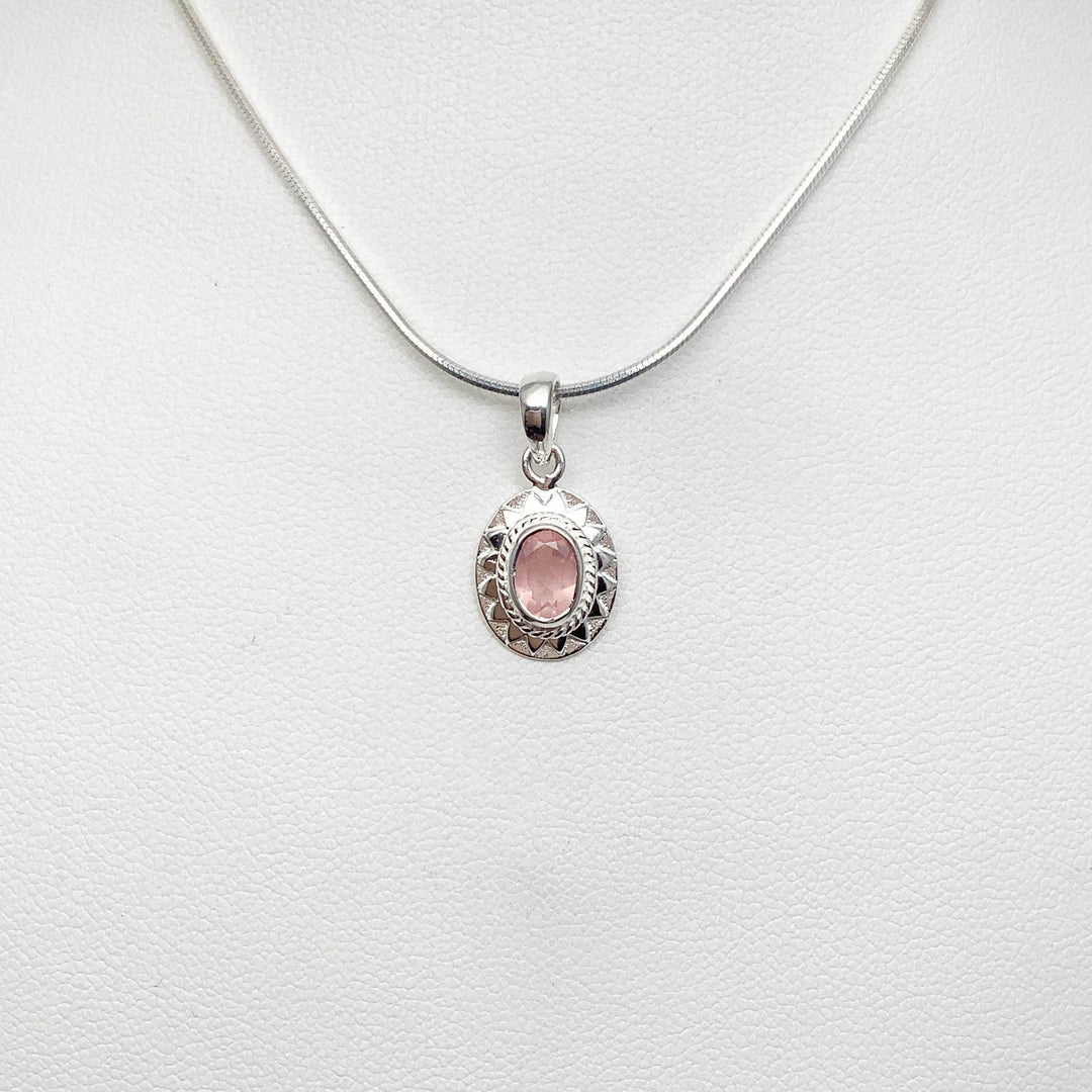 Rose Quartz Pendant-Rocks and Gems Canada