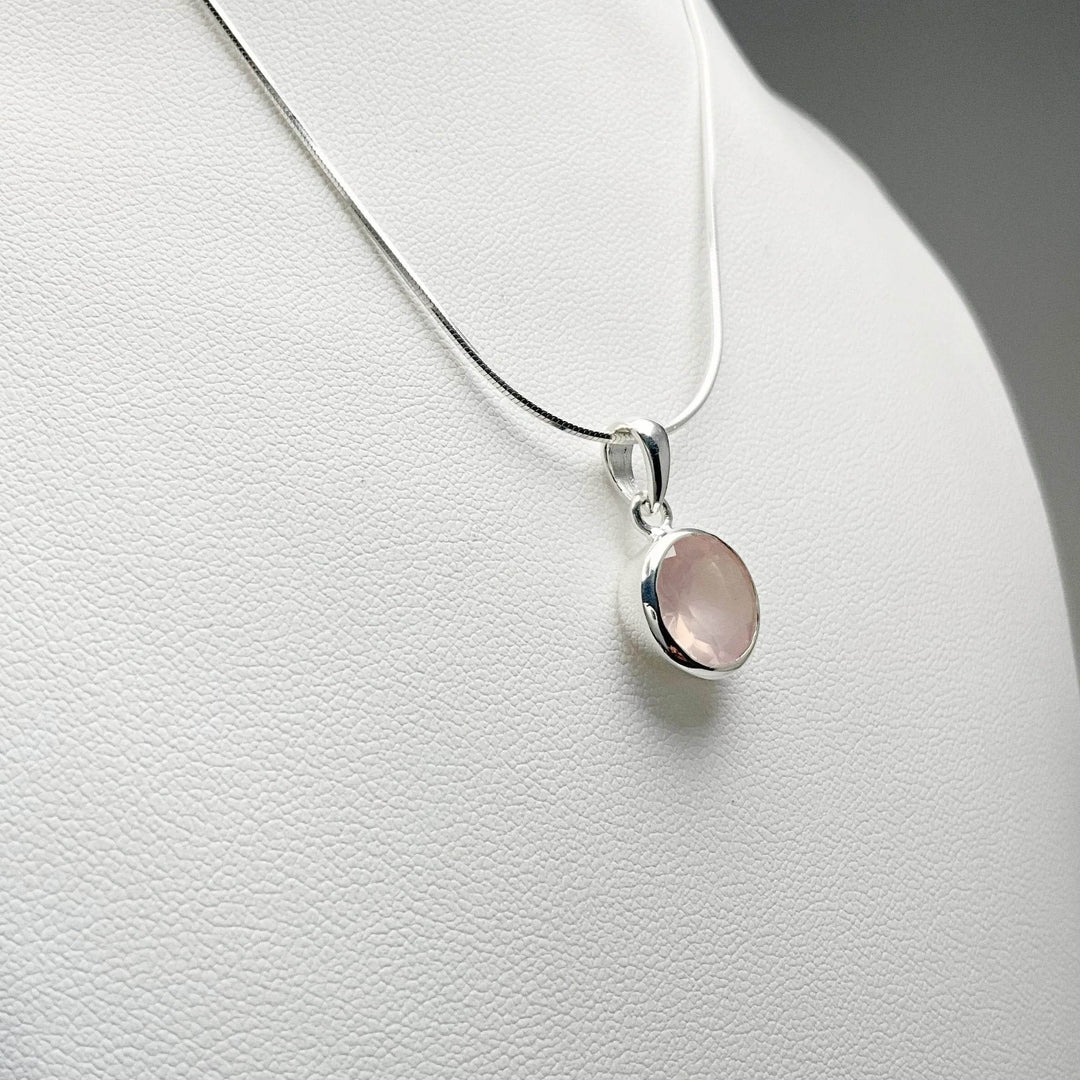 Rose Quartz Pendant-Rocks and Gems Canada