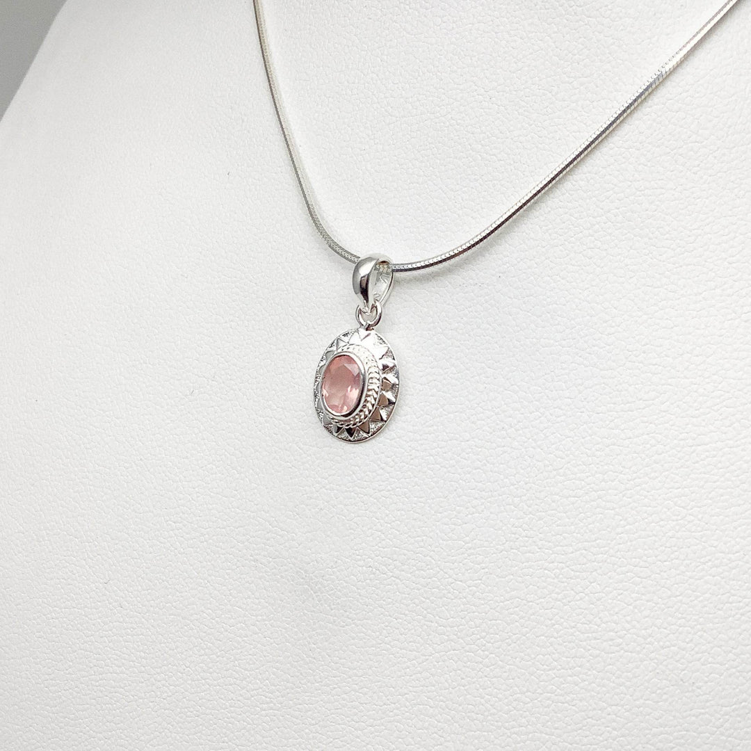 Rose Quartz Pendant-Rocks and Gems Canada
